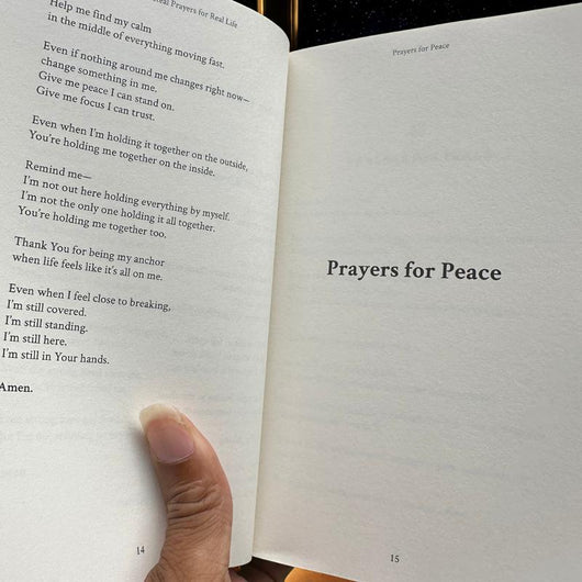 Anthony D Brice Real Prayers Devotional - Trade Paperback Desk Guide, Religion Book.