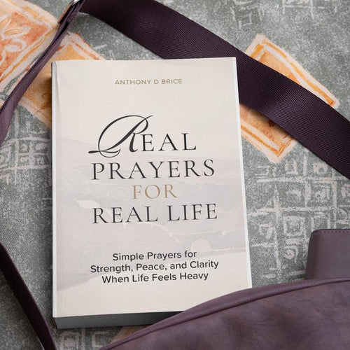 Anthony D Brice Real Prayers Devotional - Trade Paperback Desk Guide, Religion Book.