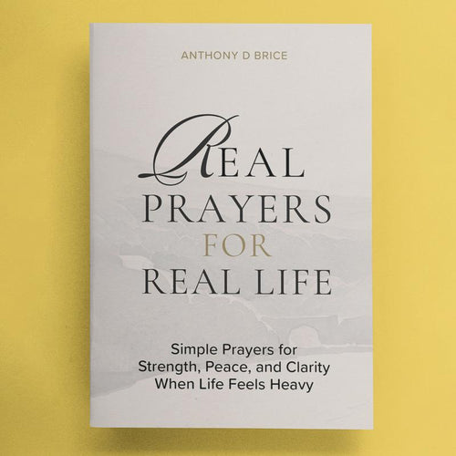 Anthony D Brice Real Prayers Devotional - Trade Paperback Desk Guide, Religion Book.